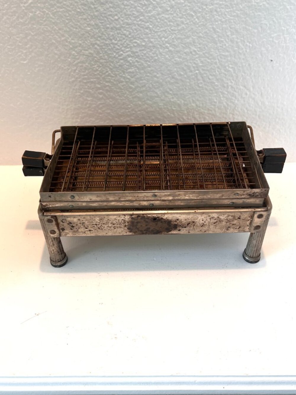 1920's Sunbeam Toaster - Works - Model B Electric Flip Toaster